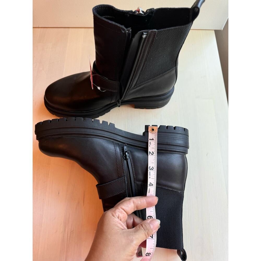 Blondo Gatwick Waterproof Comfort Booties Black Ankle Boots Women Size 9 - Picture 4 of 12